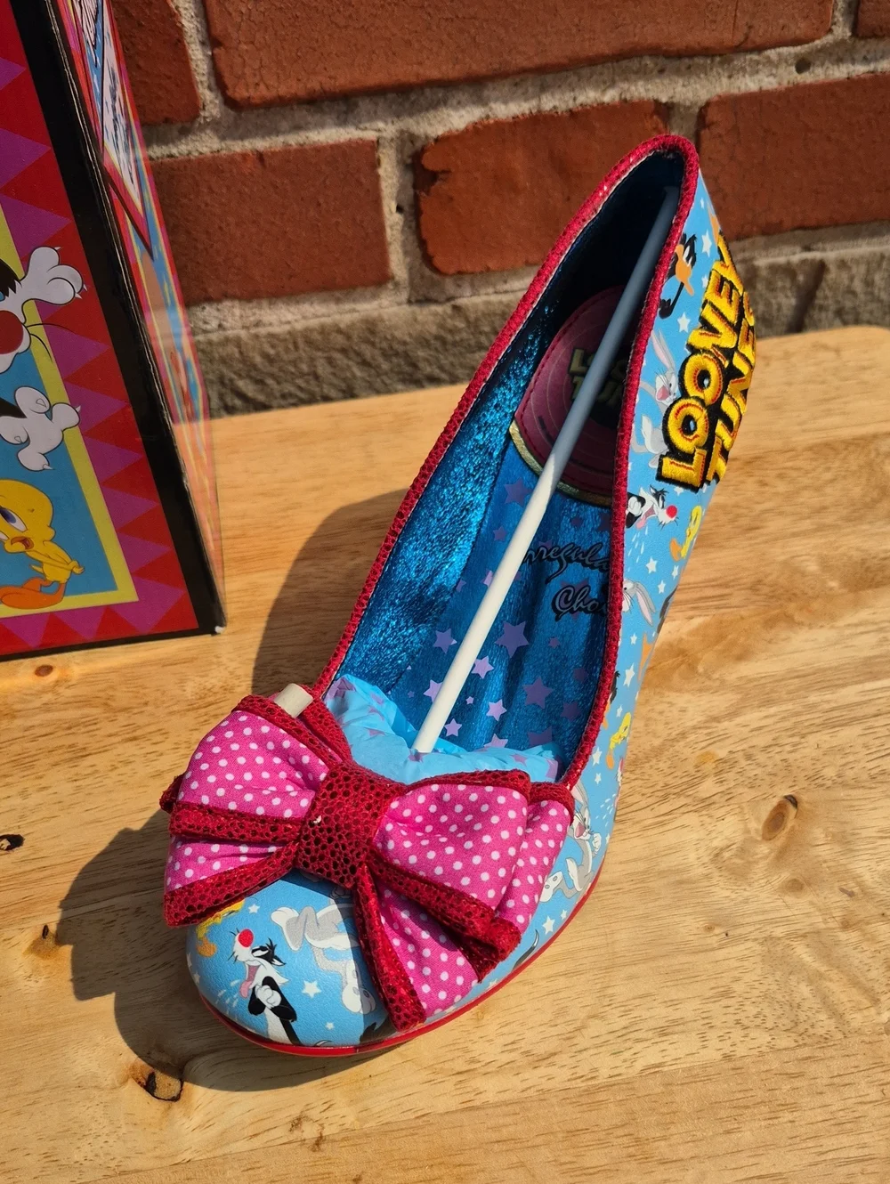 Irregular Choice Looney Tunes Ban Joe Tunes Size 40 Heel - New